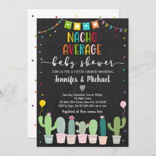 Nacho Average Baby Shower Fiesta Invitation