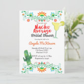 Nacho Average Bridal Shower Invitation (Standing Front)