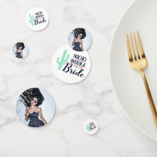 Nacho Average Bride 3-Photo Mexico Bachelorette Confetti