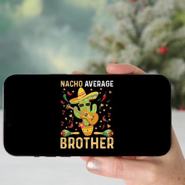 Nacho Average Brother Joke Cinco De Mayo Humor Holiday Card (Front Digital)