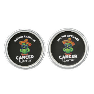 Nacho Average Cancer Warrior Cool Cufflinks