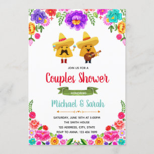 Nacho average couples shower invitation