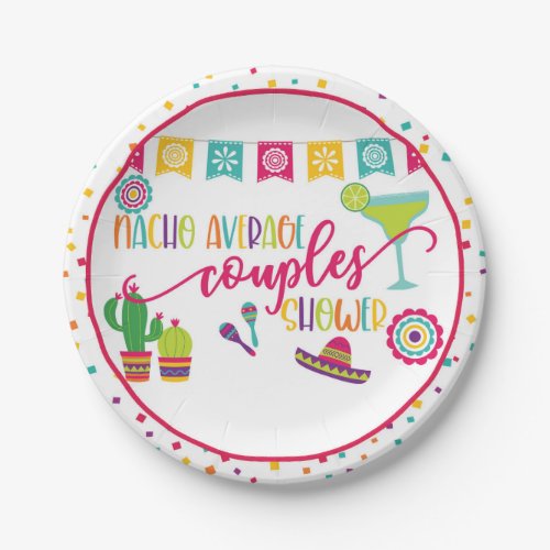 Nacho Average Couples Shower Party Plate _ WH