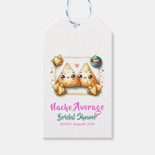Nacho Average Fiesta Last Party Bridal Shower Gift Tags