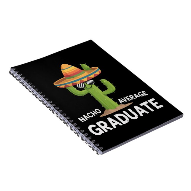 Nacho Average Graduate High School College Humor Notebook (Right Side)