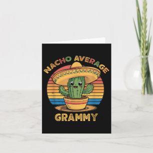 Nacho Average Grammy Matching Mexican Cinco De May Card