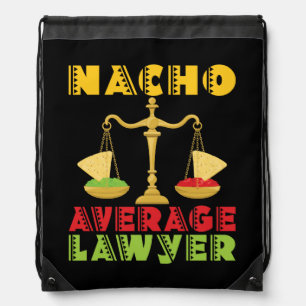 Nacho Average Lawyer Funny Cinco de Mayo Drawstring Bag