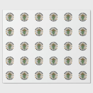 Nacho Average Nurse Cactus Fiesta Shirt Design_1 Wrapping Paper