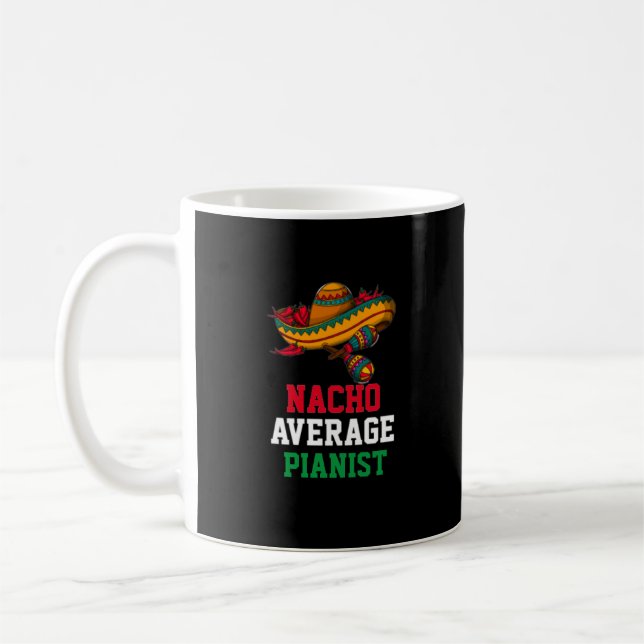 Nacho Average Pianist Mug (Left)