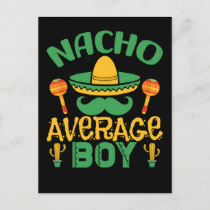 Nacho average senorita cinco de mayo happy cinco holiday postcard