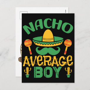 nacho-average-senorita-cinco-de-mayo-happy-funny- holiday postcard