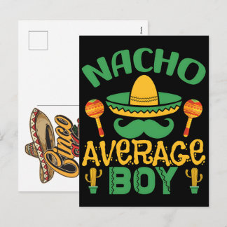 nacho-average-senorita-cinco-de-mayo-happy-funny- holiday postcard