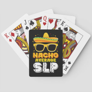 Nacho Average SLP Speech Language Pathologist Poker Cards