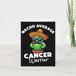 Nacho Avvibesge Cancer Warrior Cool Fighting Card