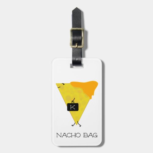 NACHO BAG Personalized Tortilla Chip with Cheese Luggage Tag