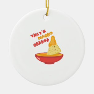 Nacho Cheese Ceramic Ornament
