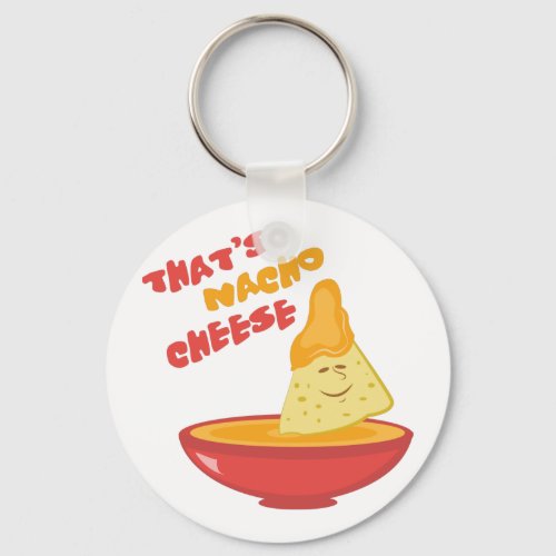 Nacho Cheese Keychain