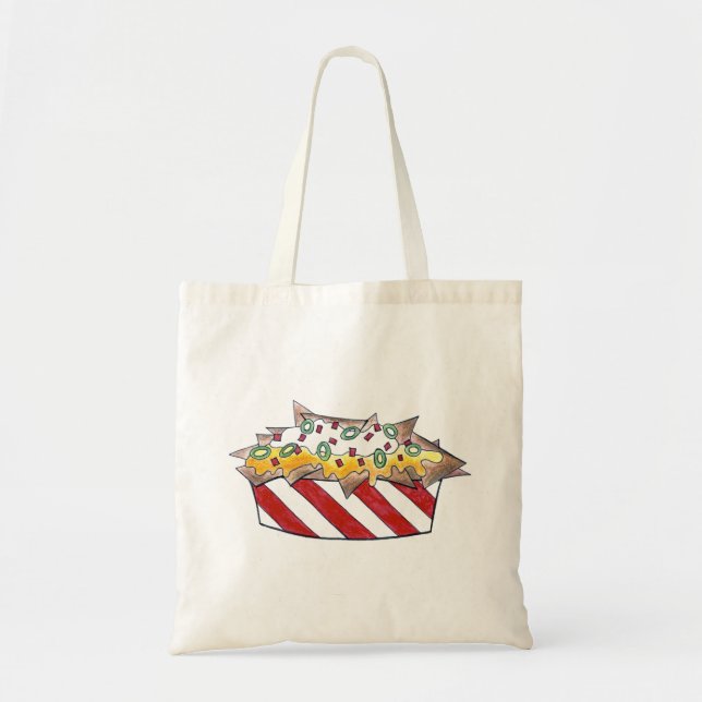 Nacho Chips w/ Salsa Cheese Nachos Snack Food Bag (Front)