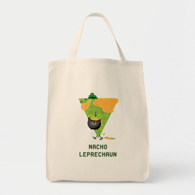 Nacho Leprechaun Tote Bag (Front)