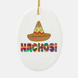 Nacho Love Ceramic Ornament