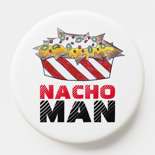 NACHO (Macho) MAN Cheese Nachos Chips Fun Foodie PopSocket (Popsocket)