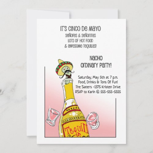 Nacho Ordinary Party Cinco de Mayo Party Invitation