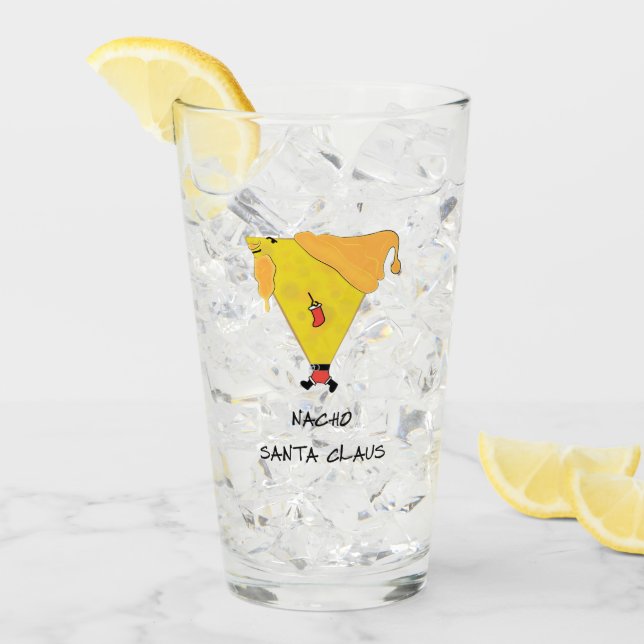Nacho Santa Claus Glass (Front Ice)