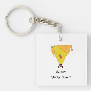 Nacho Santa Claus Keychain