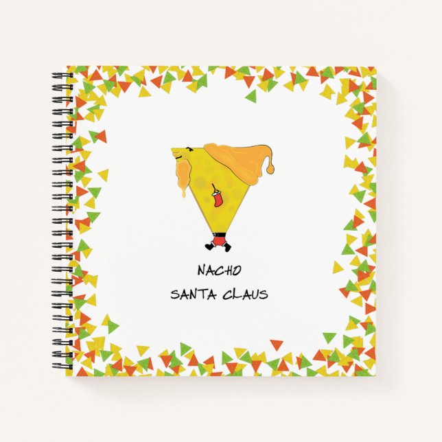 Nacho Santa with Chips Notebook (Front)