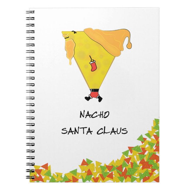Nacho Santa with Chips Notebook (Front)