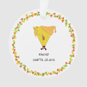 Nacho Santa with Chips Ornament