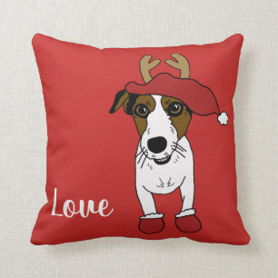 Nacho the Jack Russell Terrier Throw Pillow