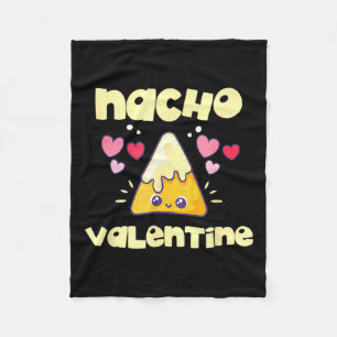 Nacho Valentine Valentines Day Mexican Food _1  Fleece Blanket