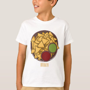 Nachos cartoon illustration T-Shirt