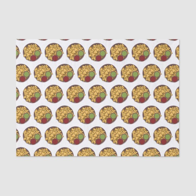 Nachos cartoon illustration  tissue paper (Front)
