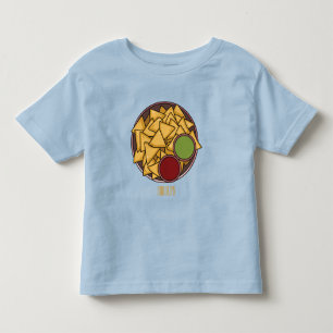Nachos cartoon illustration toddler t-shirt