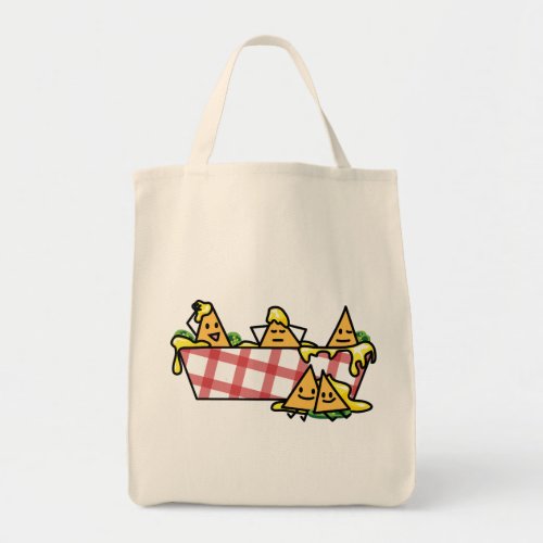 Nachos Melted Cheese Jalapeno Nacho tortilla chips Tote Bag