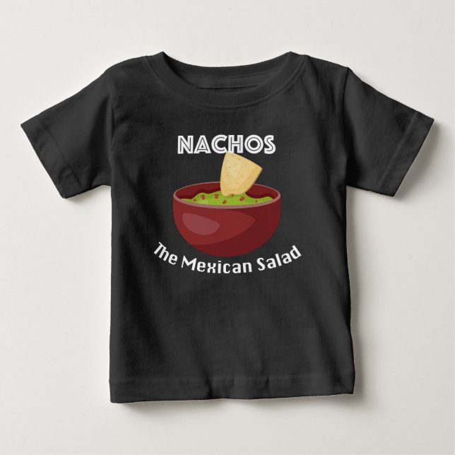 Nachos, The Mexican Salad - Baby Fine Jersey T-Shi Baby T-Shirt (Front)
