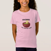 Nachos, The Mexican Salad - Girls' Fine Jersey T-S