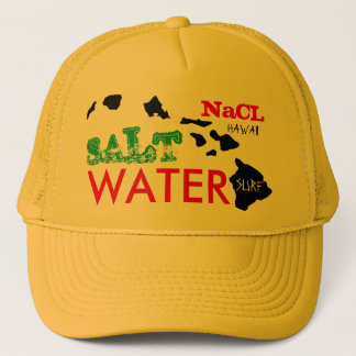 NaCL SALT WATER SURF HAWAII Trucker Hat
