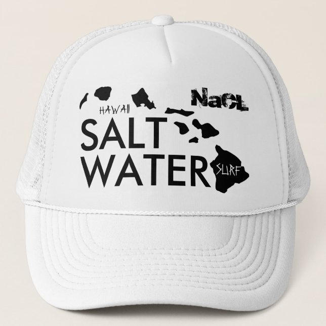 NaCL Salt Water Surf Trucker Hat (Front)