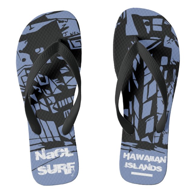 NaCL SURF HAWAIIAN ISLANDS Flip Flops (Footbed)