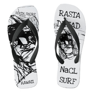 NaCL SURF RASTA DREAD SOUTH SHORE HAWAII Flip Flops