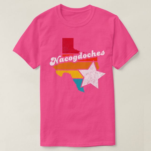 Nacogdoches Texas Vintage Distressed Souvenir 2 T-Shirt (Design Front)