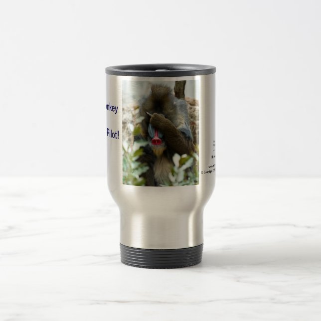 Nada-Monkey #80 Travel Mug (Center)