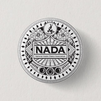NADA TRIBAL STYLE 1.25" ROUND BADGE PINBACK BUTTON