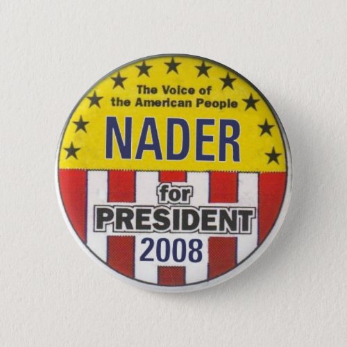 Nader 2008 Button
