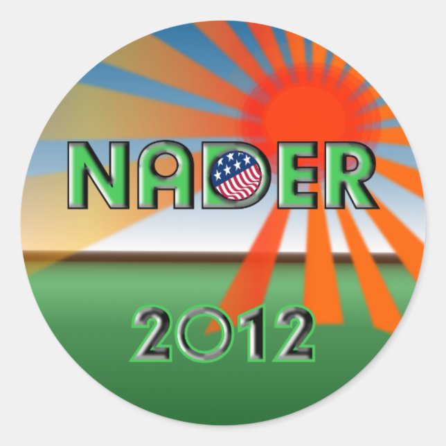 Nader 2012 Sticker (Front)