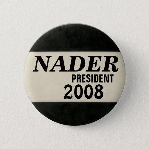 Nader Black  White Button