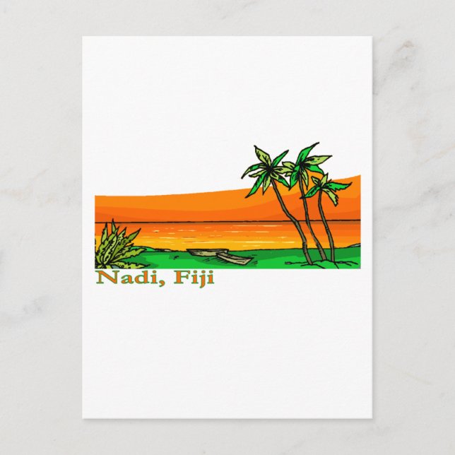 Nadi, Fiji Postcard (Front)